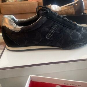 Coach Katelyn Black Signature Sneakers